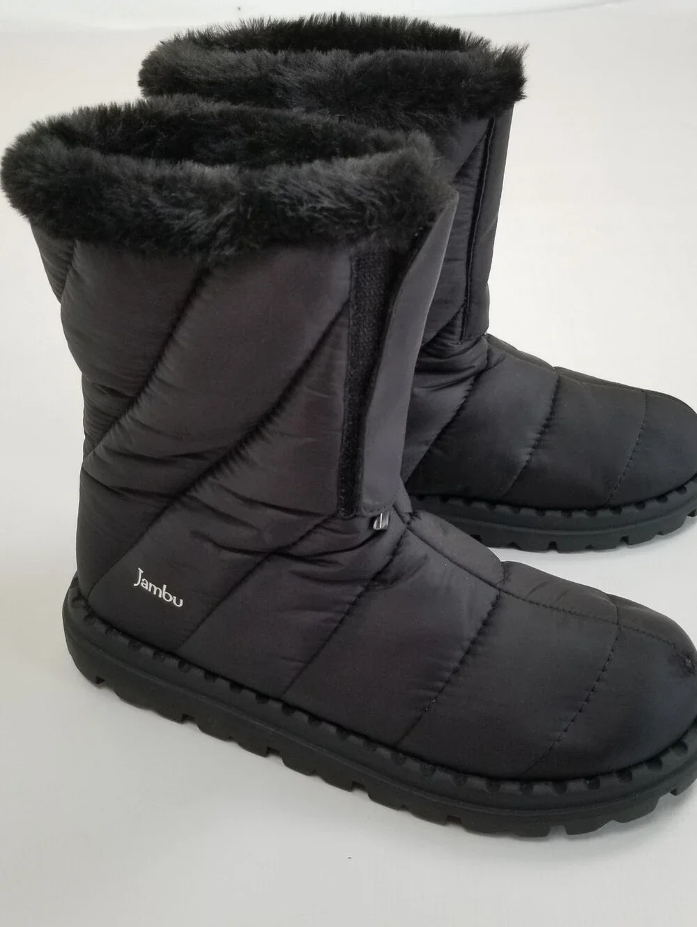 Jambu Icicle Water Resistant Boots Faux Fur Lining Size 9
